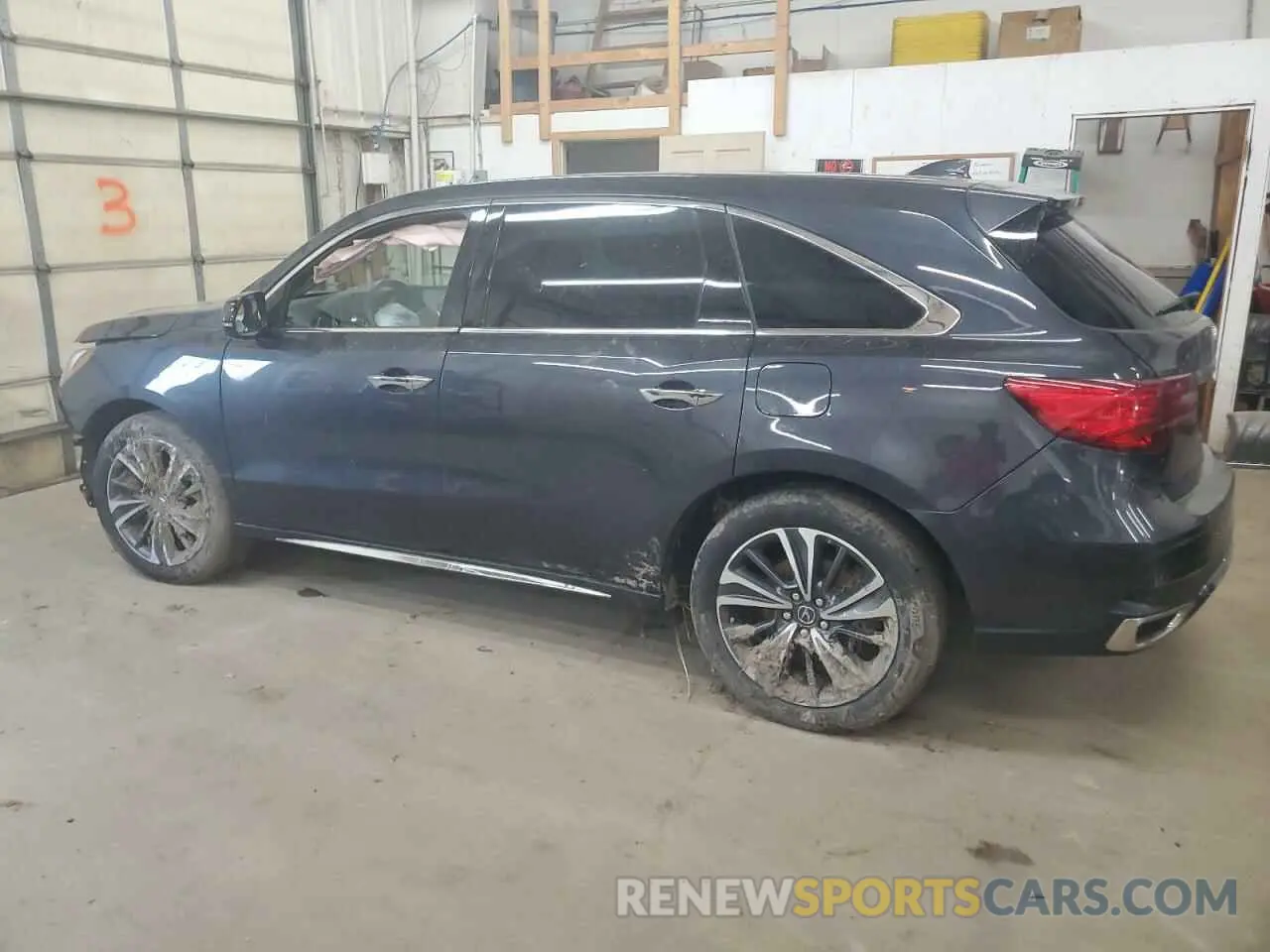 2 Photograph of a damaged car 5J8YD4H56KL009397 ACURA MDX 2019