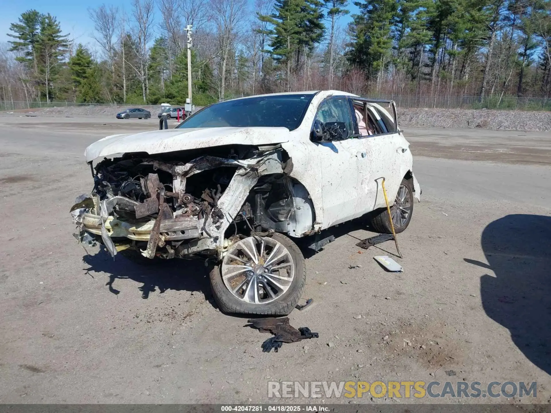 2 Photograph of a damaged car 5J8YD4H58KL020708 ACURA MDX 2019