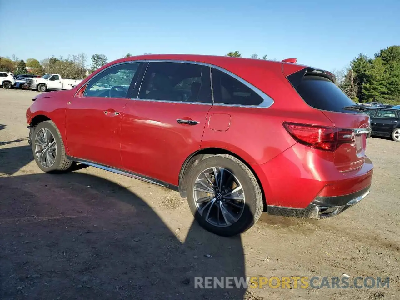 2 Photograph of a damaged car 5J8YD4H59KL003061 ACURA MDX 2019