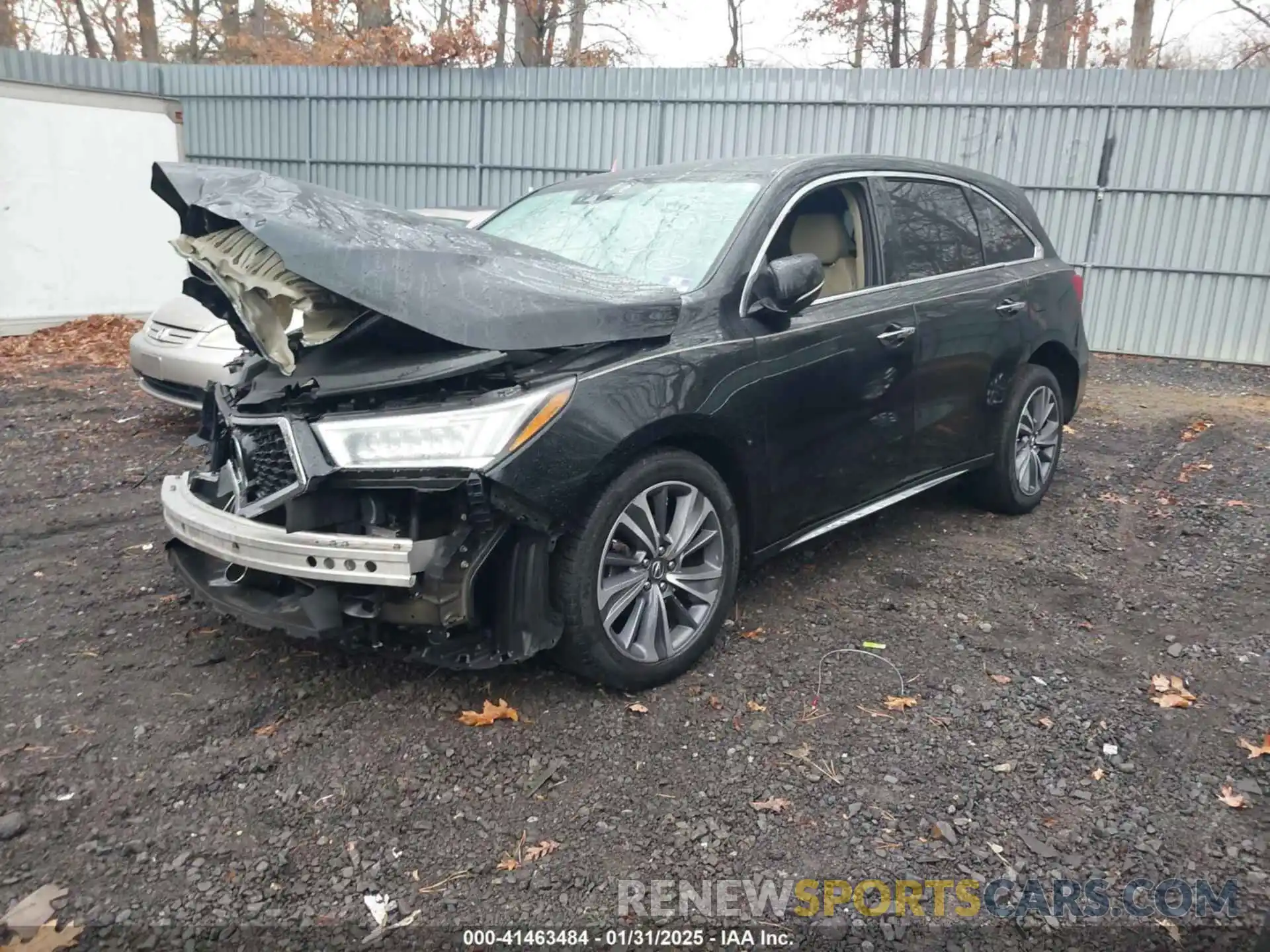 2 Photograph of a damaged car 5J8YD4H59KL020572 ACURA MDX 2019