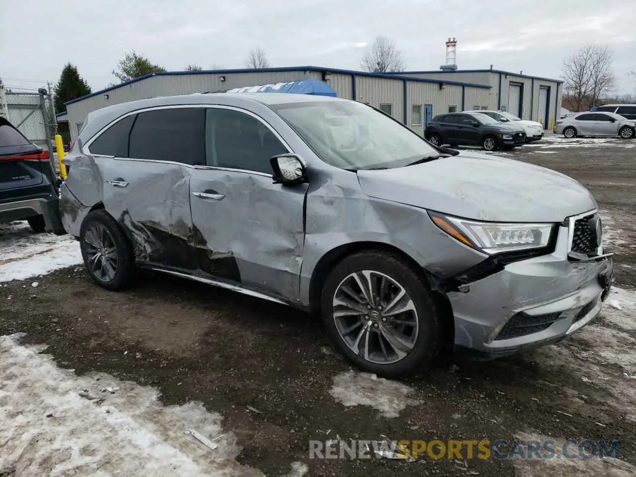 4 Photograph of a damaged car 5J8YD4H5XKL035484 ACURA MDX 2019