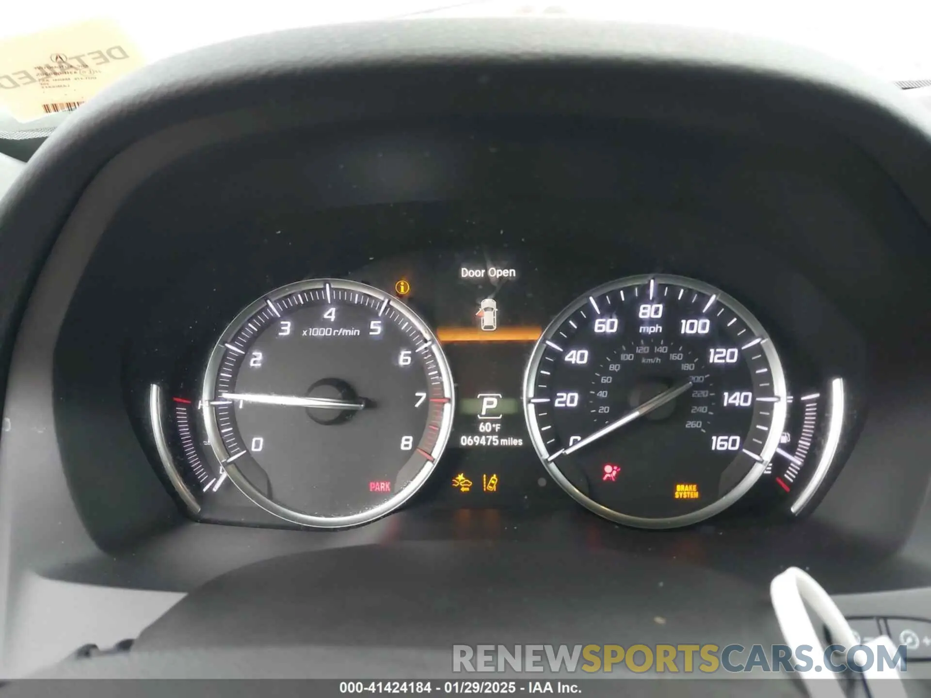 7 Photograph of a damaged car 5J8YD4H85KL027318 ACURA MDX 2019