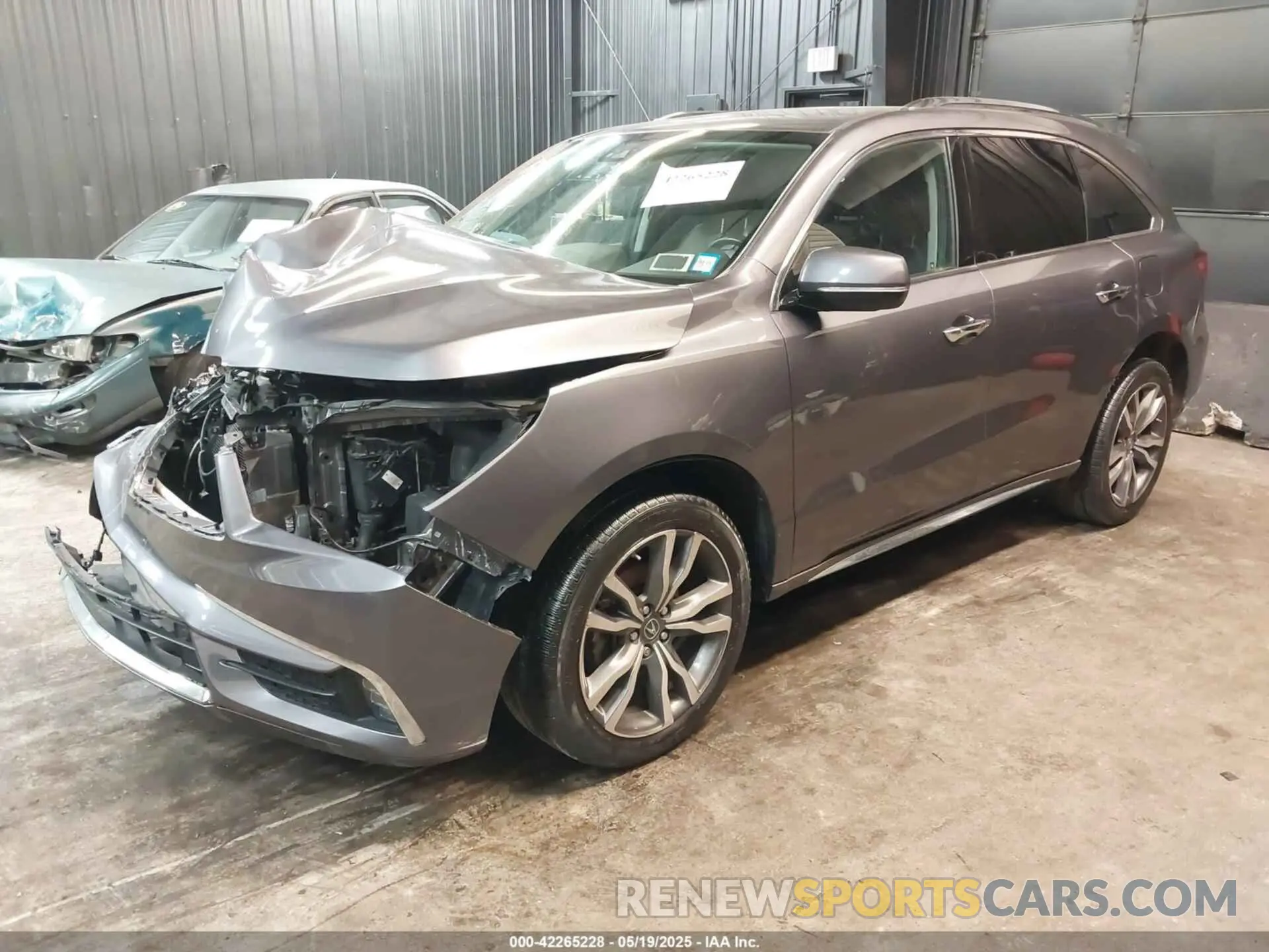 2 Photograph of a damaged car 5J8YD4H87KL029538 ACURA MDX 2019