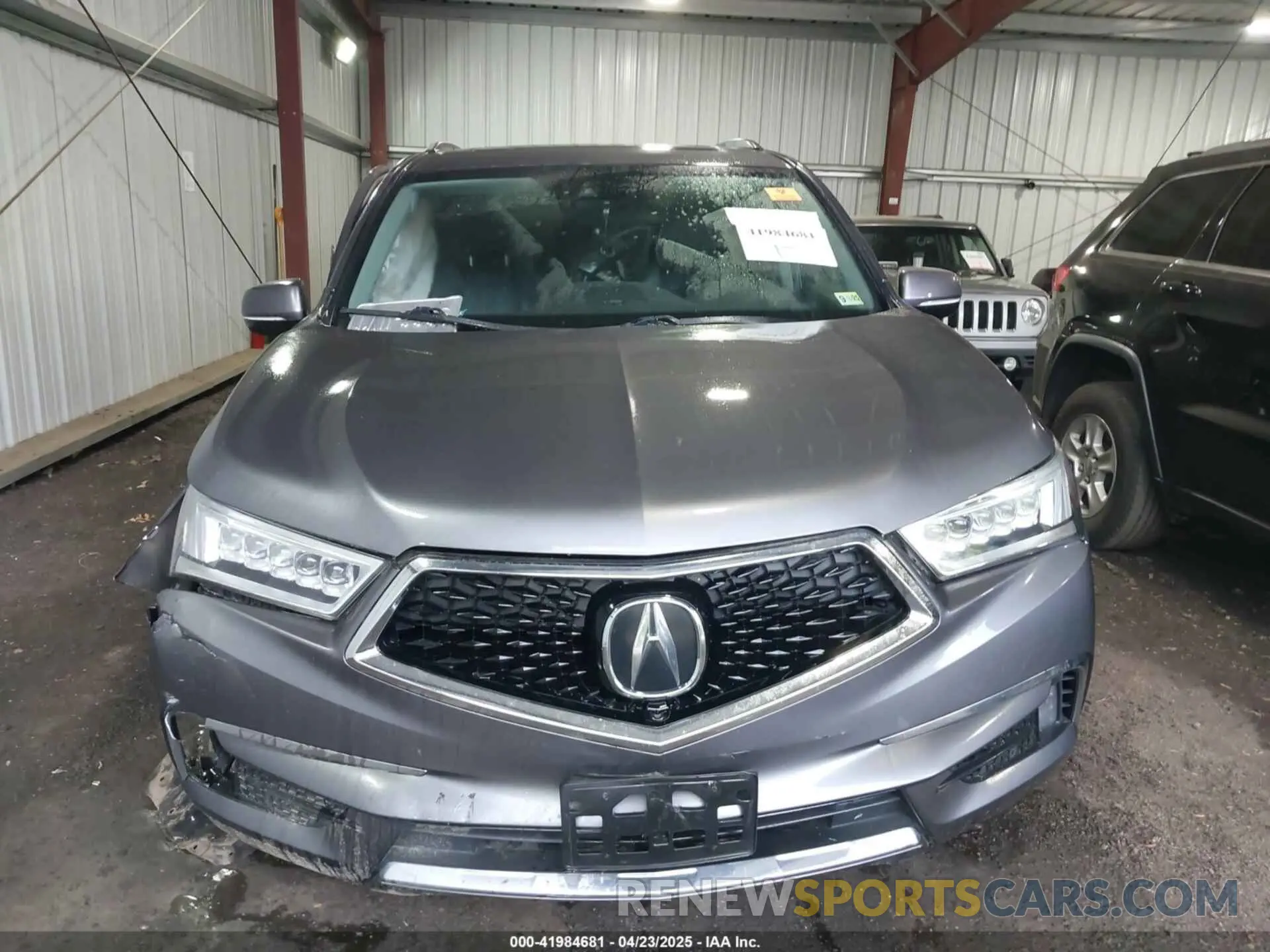 11 Photograph of a damaged car 5J8YD4H8XKL003483 ACURA MDX 2019