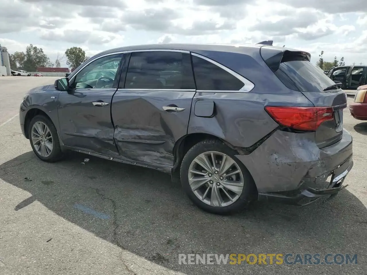 2 Photograph of a damaged car 5J8YD7H5XKL001546 ACURA MDX 2019