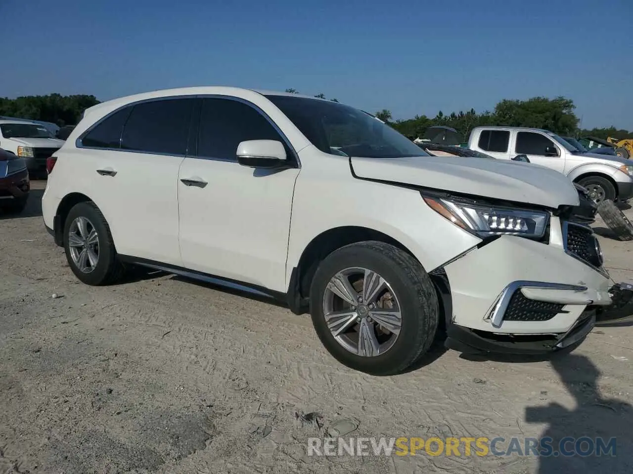 4 Photograph of a damaged car 5J8YD3H32LL011884 ACURA MDX 2020