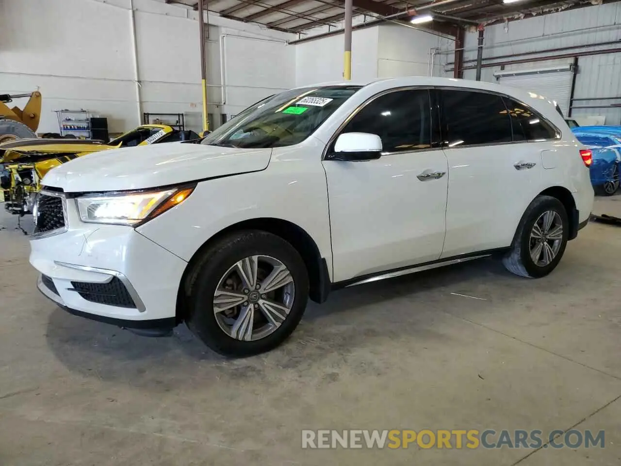 1 Photograph of a damaged car 5J8YD3H33LL018410 ACURA MDX 2020
