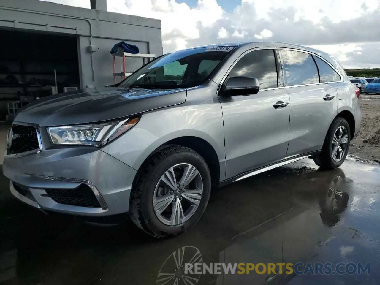 1 Photograph of a damaged car 5J8YD3H35LL014388 ACURA MDX 2020