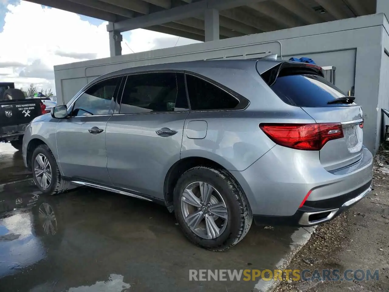 2 Photograph of a damaged car 5J8YD3H35LL014388 ACURA MDX 2020