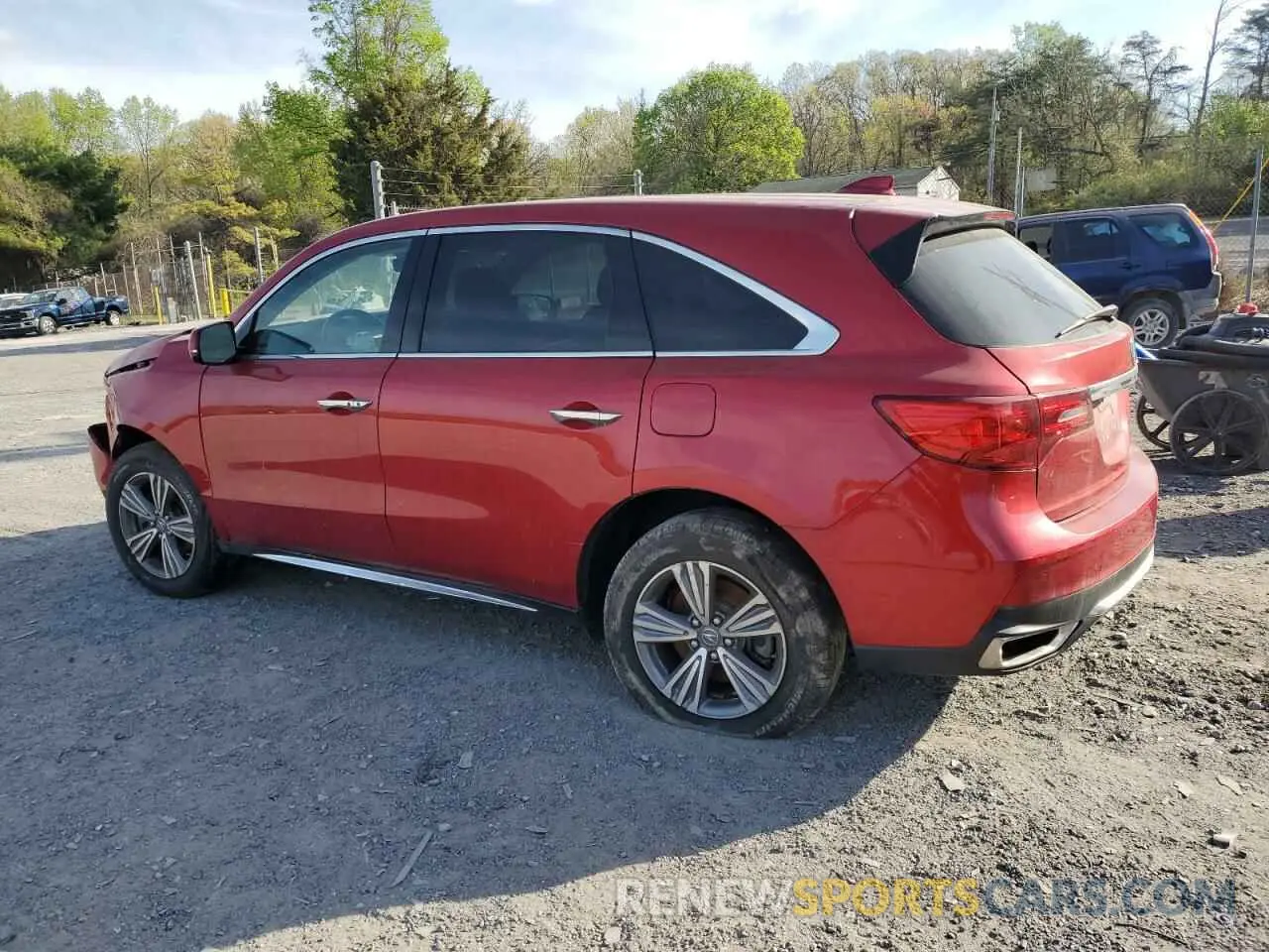 2 Photograph of a damaged car 5J8YD3H36LL010558 ACURA MDX 2020