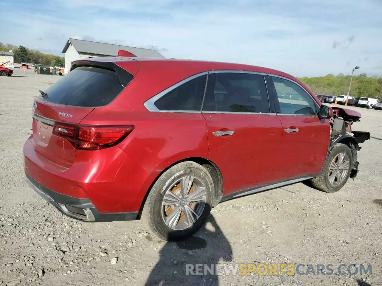 3 Photograph of a damaged car 5J8YD3H36LL010558 ACURA MDX 2020