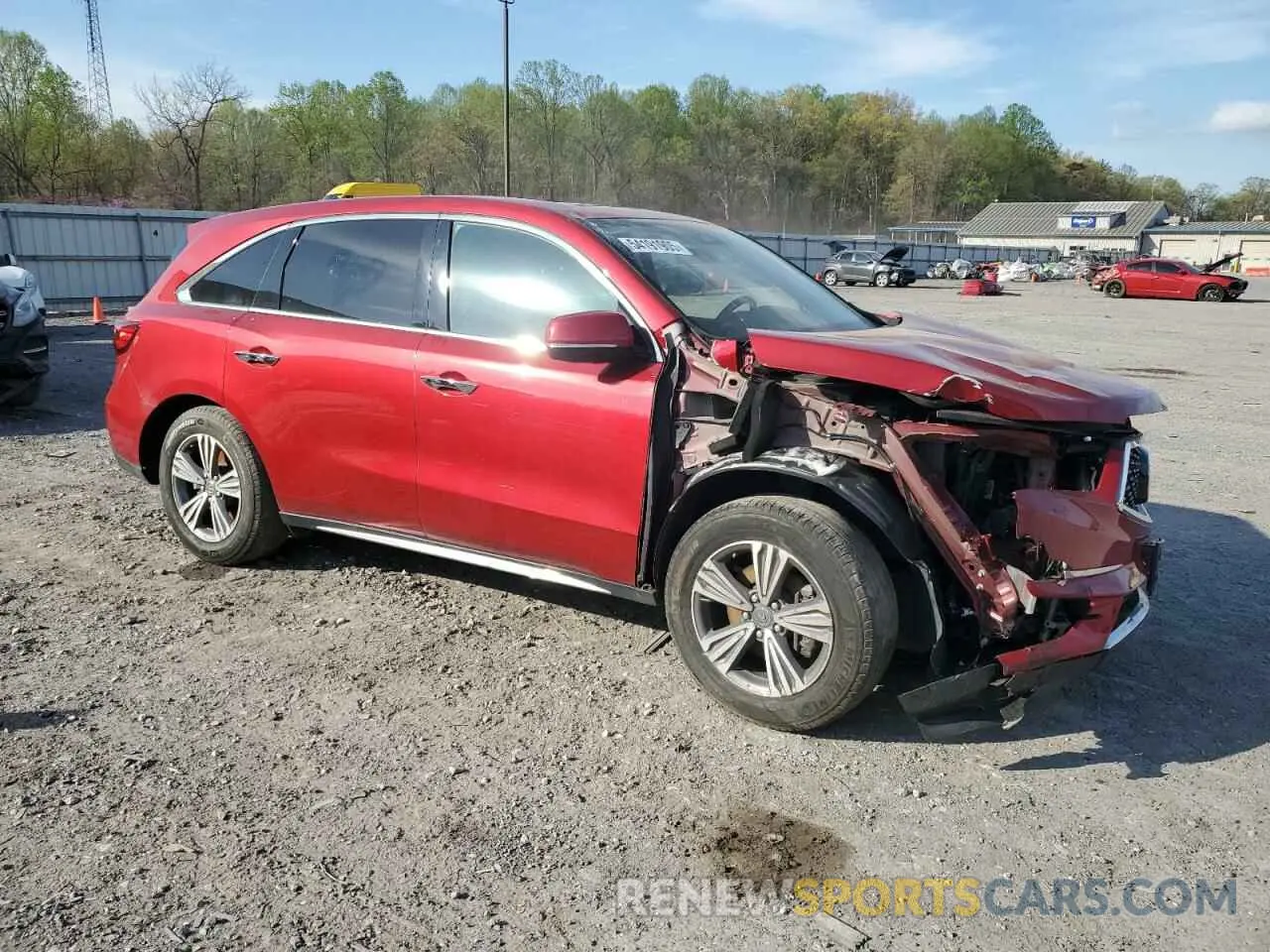 4 Photograph of a damaged car 5J8YD3H36LL010558 ACURA MDX 2020