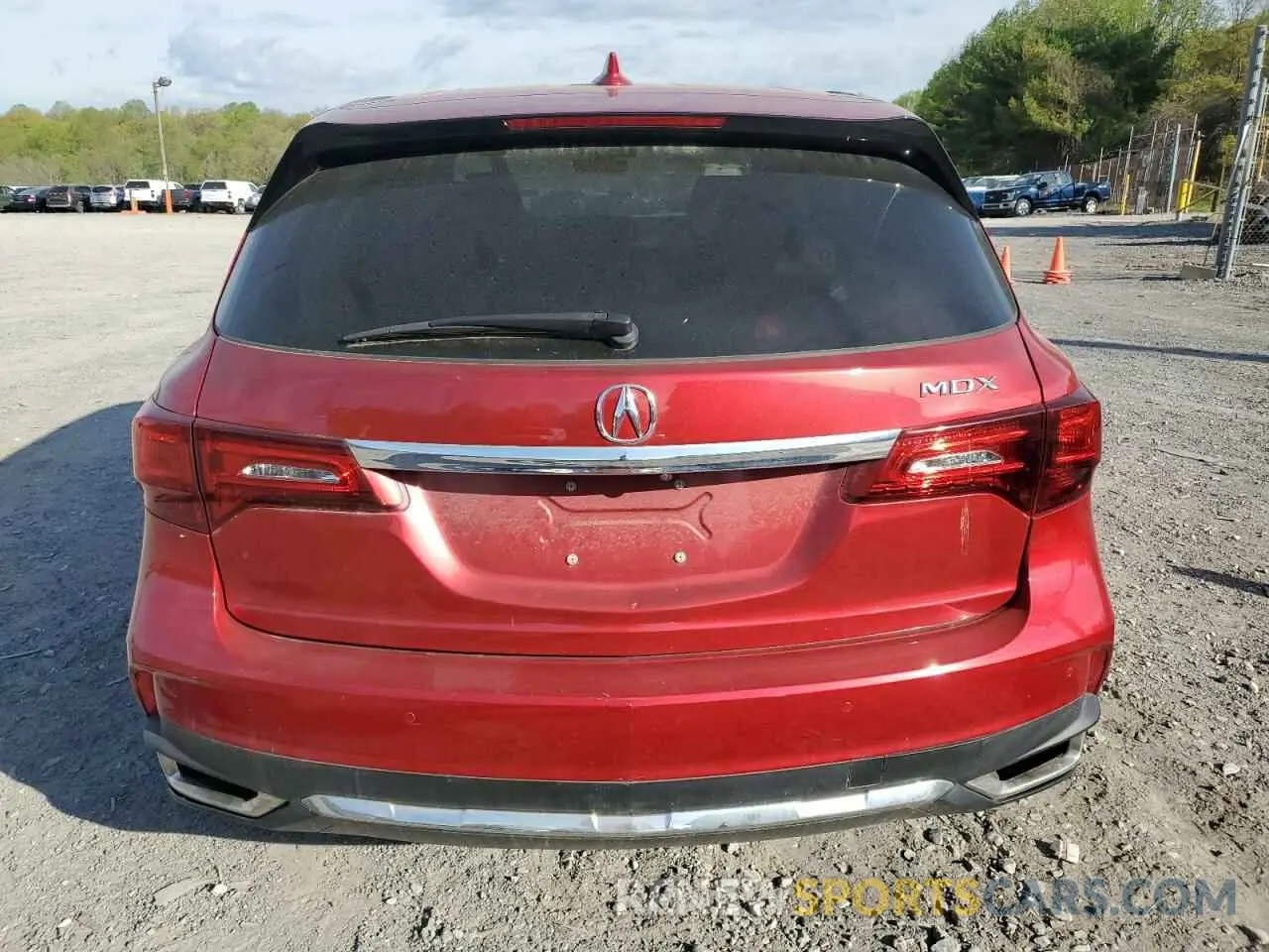 6 Photograph of a damaged car 5J8YD3H36LL010558 ACURA MDX 2020