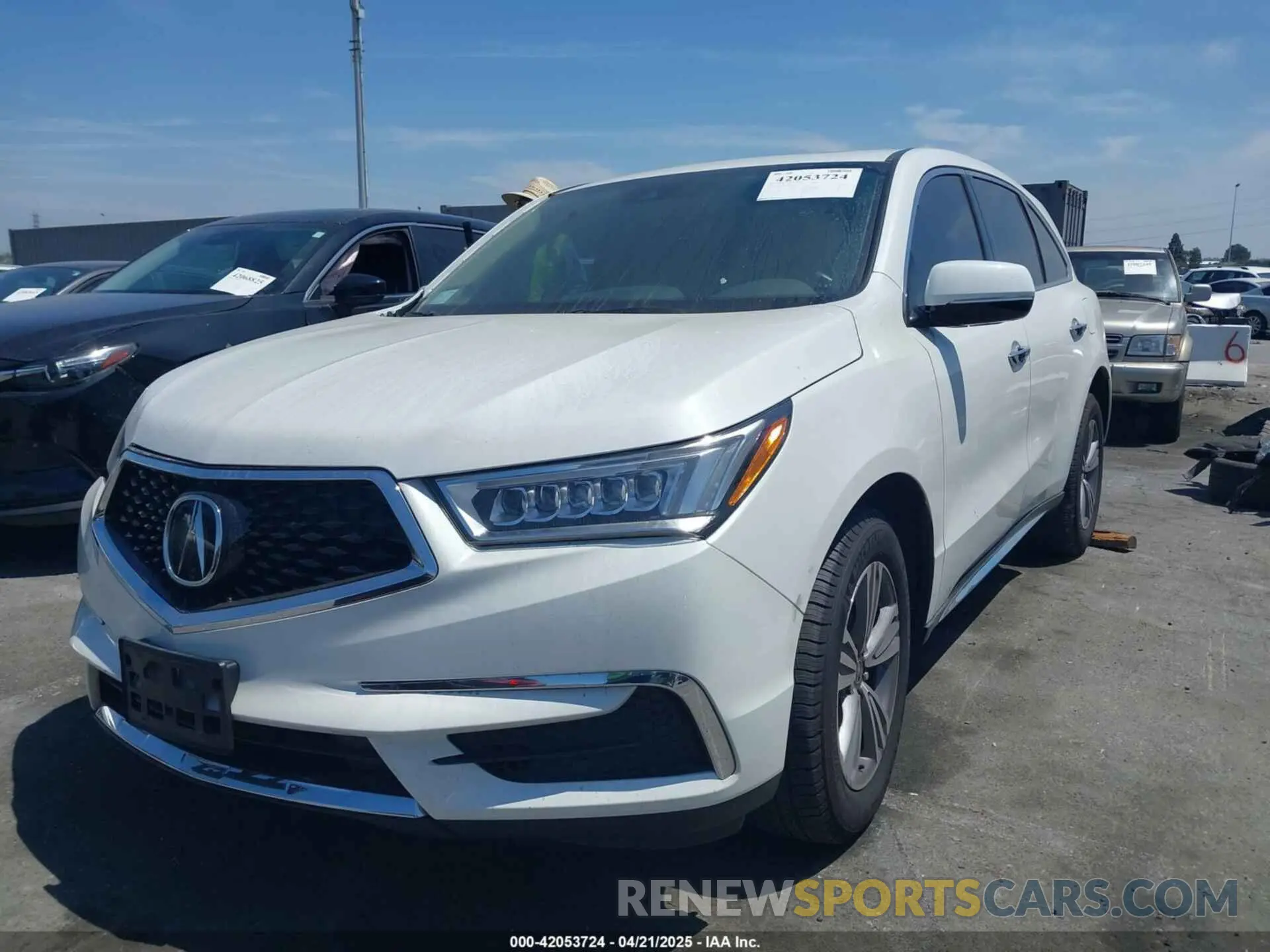 2 Photograph of a damaged car 5J8YD3H37LL006325 ACURA MDX 2020