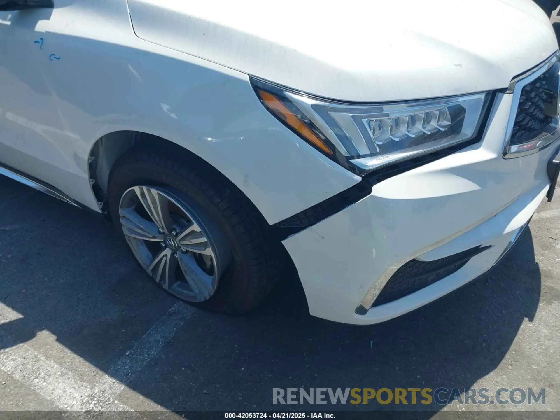 6 Photograph of a damaged car 5J8YD3H37LL006325 ACURA MDX 2020