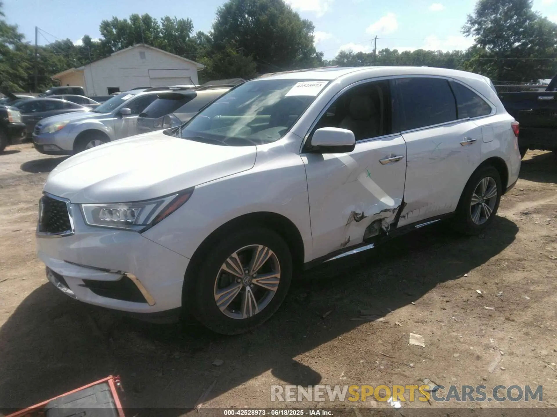 2 Photograph of a damaged car 5J8YD3H38LL012747 ACURA MDX 2020