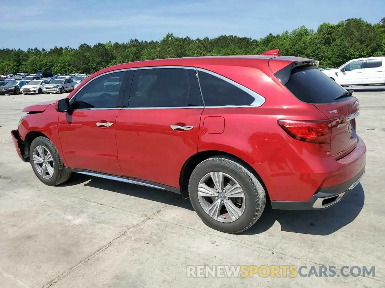 2 Photograph of a damaged car 5J8YD3H39LL001885 ACURA MDX 2020