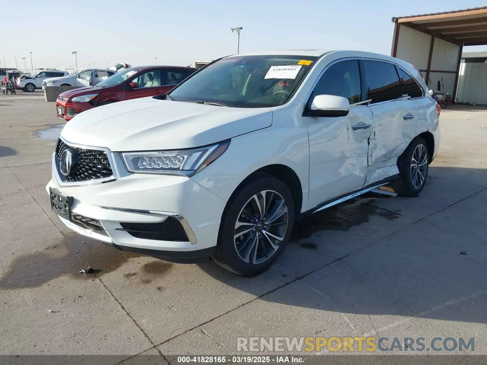 2 Photograph of a damaged car 5J8YD3H56LL008570 ACURA MDX 2020
