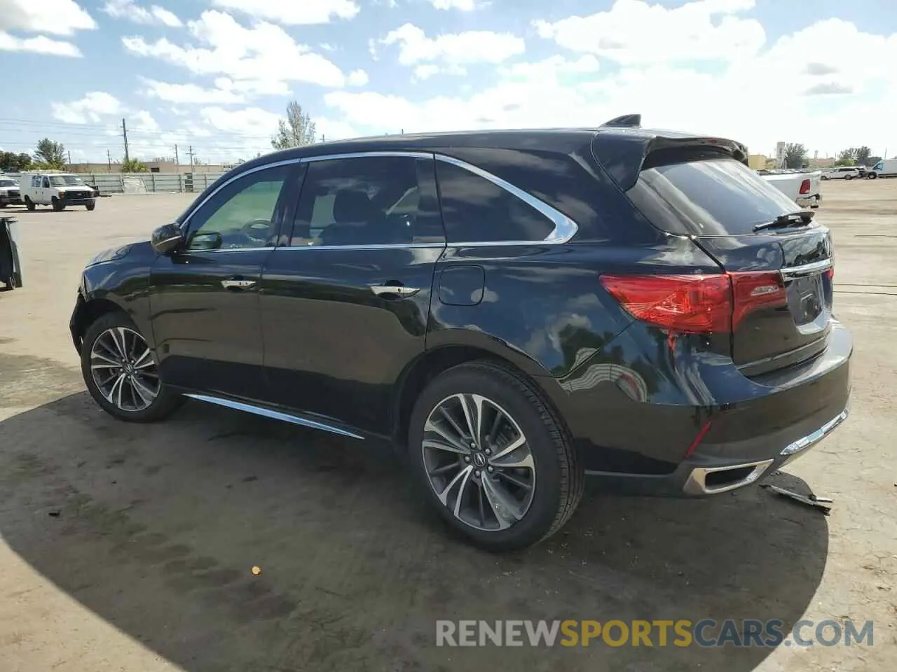 2 Photograph of a damaged car 5J8YD3H59LL001600 ACURA MDX 2020