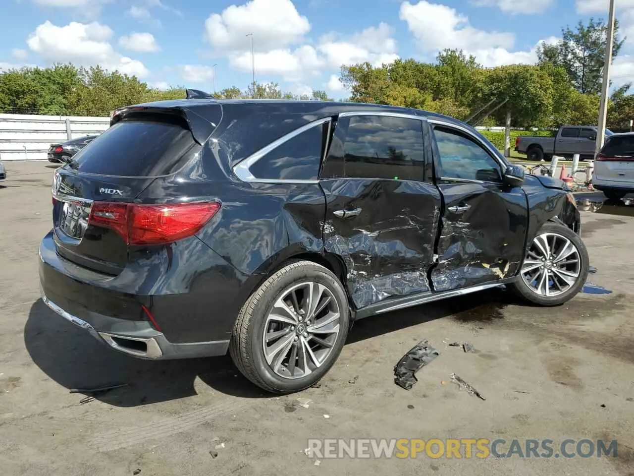 3 Photograph of a damaged car 5J8YD3H59LL001600 ACURA MDX 2020
