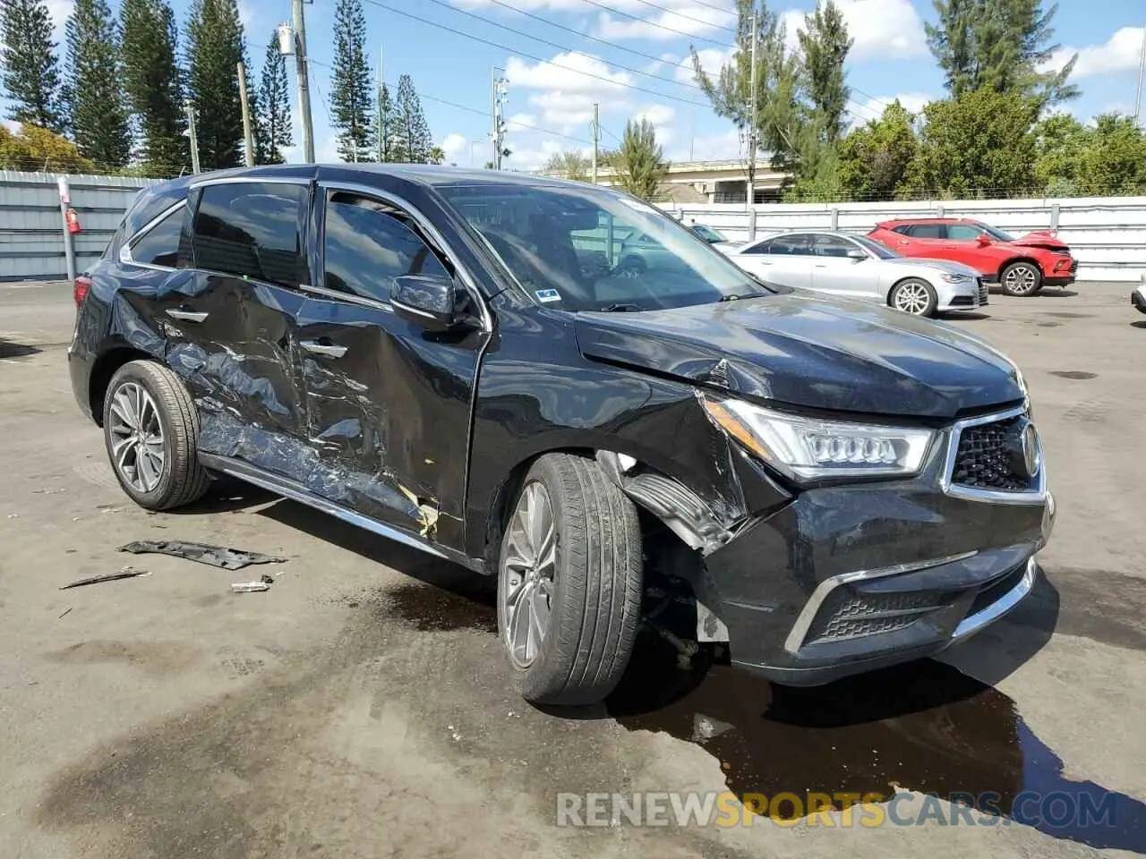 4 Photograph of a damaged car 5J8YD3H59LL001600 ACURA MDX 2020