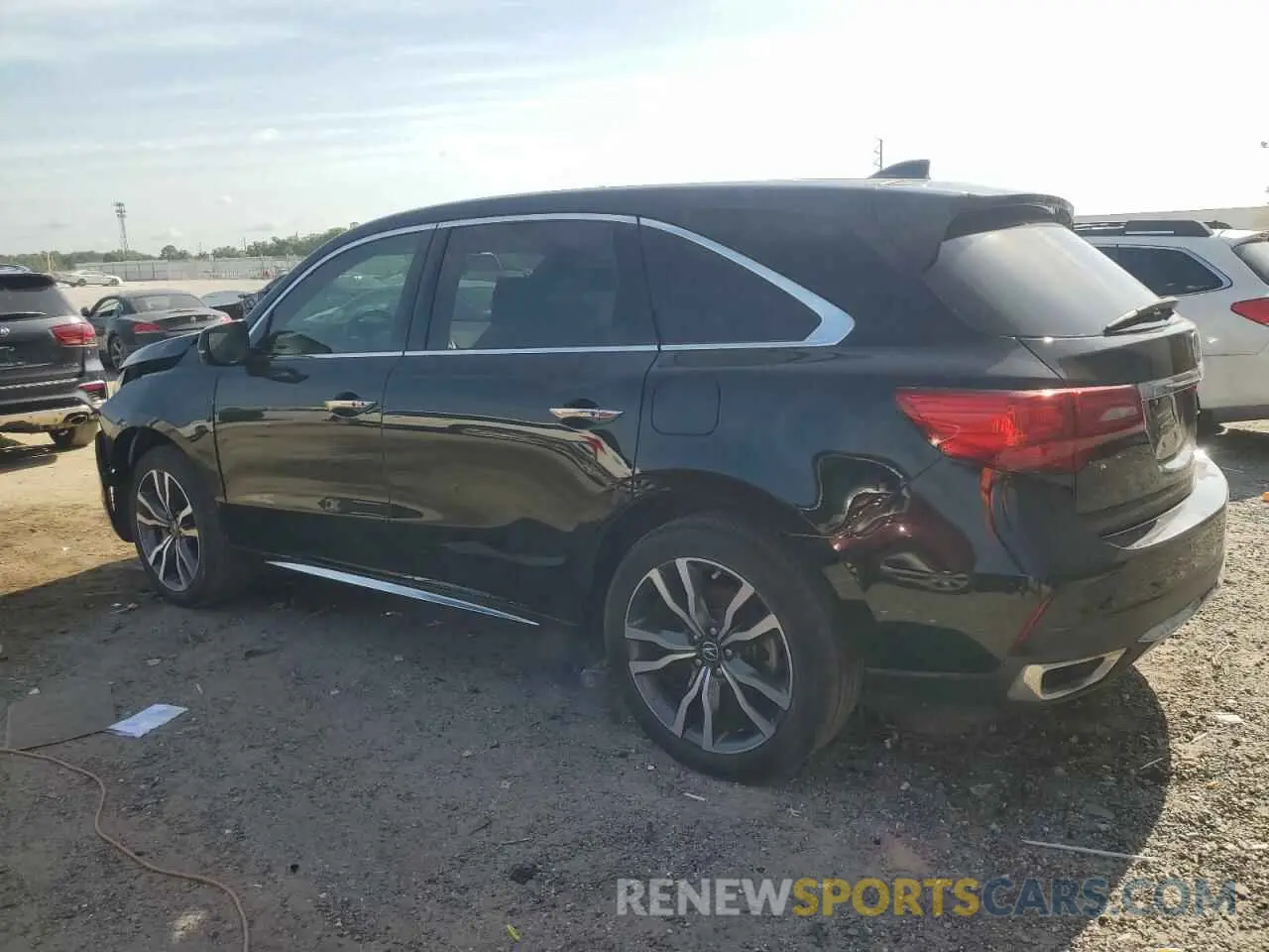 2 Photograph of a damaged car 5J8YD3H59LL018154 ACURA MDX 2020