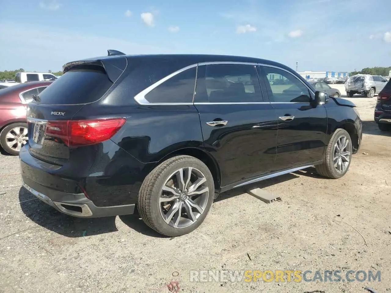 3 Photograph of a damaged car 5J8YD3H59LL018154 ACURA MDX 2020