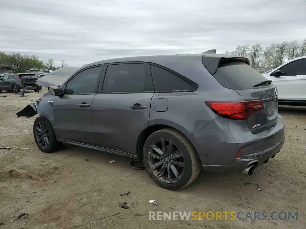 2 Photograph of a damaged car 5J8YD4H00LL029179 ACURA MDX 2020