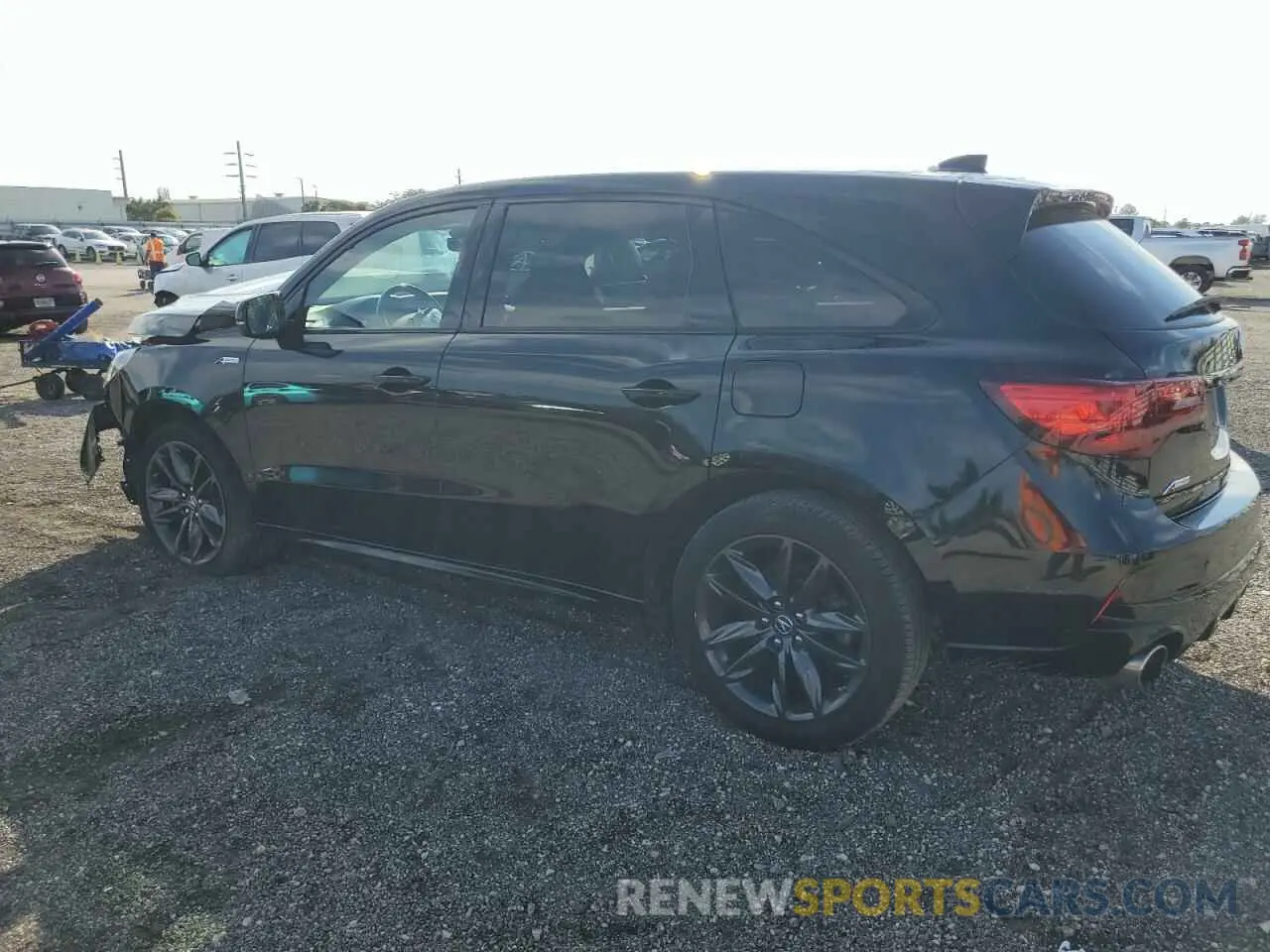 2 Photograph of a damaged car 5J8YD4H01LL020247 ACURA MDX 2020