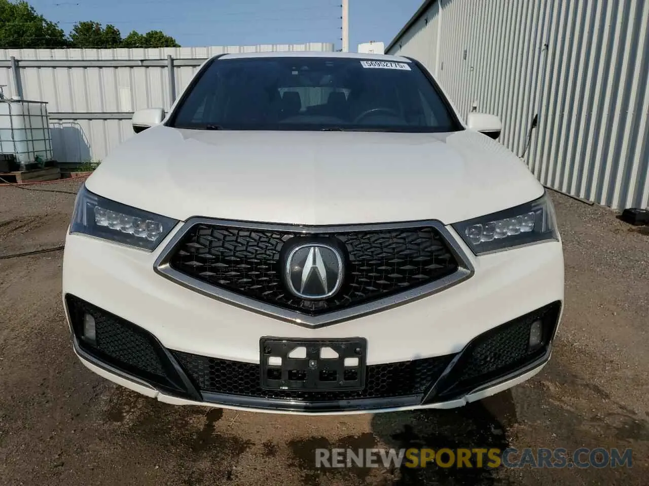 5 Photograph of a damaged car 5J8YD4H01LL801947 ACURA MDX 2020