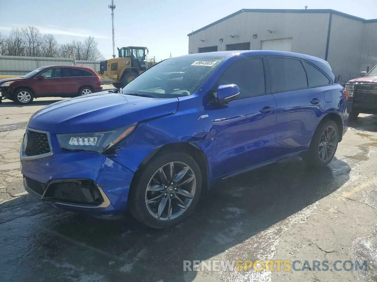 1 Photograph of a damaged car 5J8YD4H08LL021282 ACURA MDX 2020