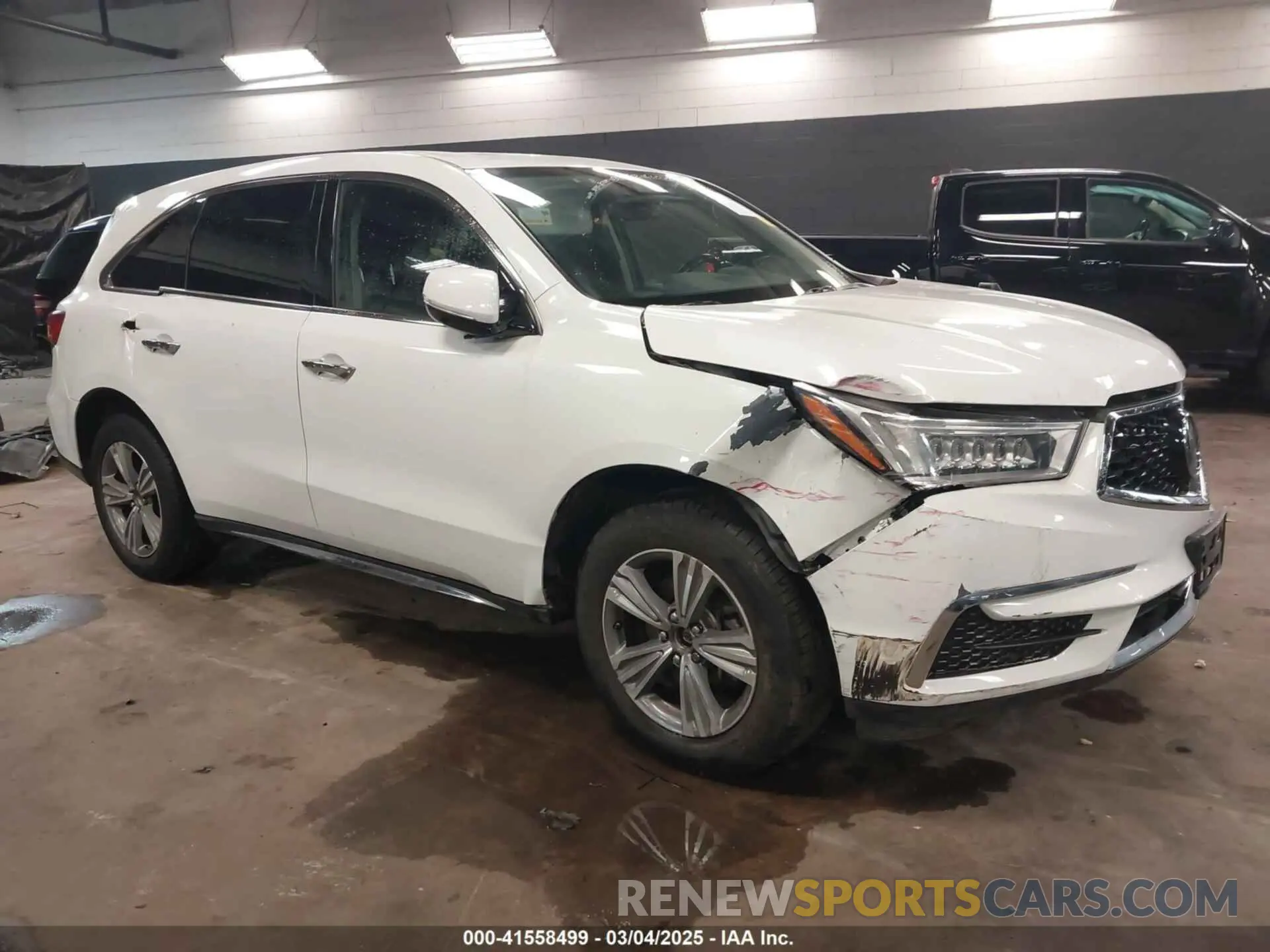 1 Photograph of a damaged car 5J8YD4H30LL009279 ACURA MDX 2020