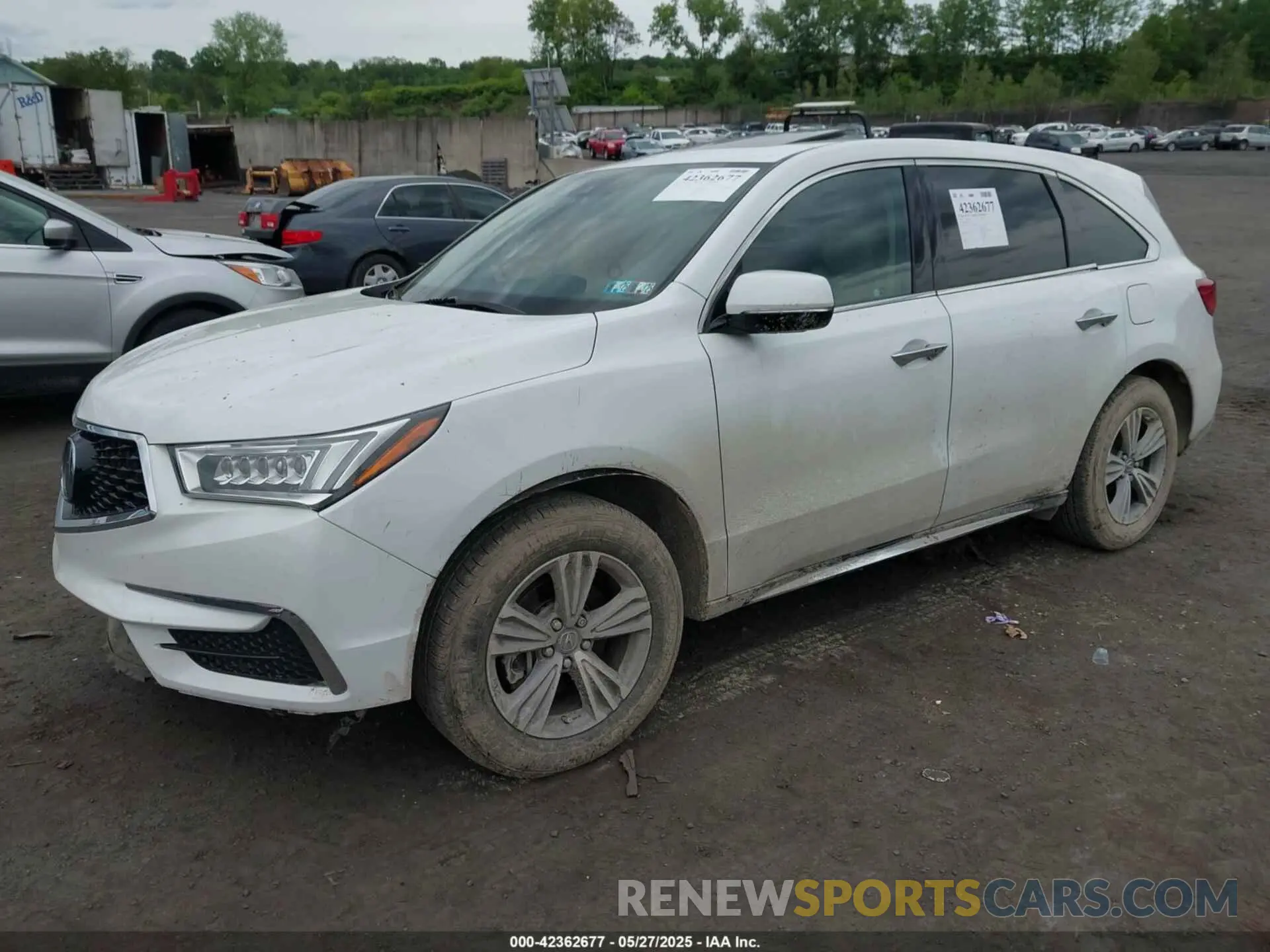 2 Photograph of a damaged car 5J8YD4H30LL047319 ACURA MDX 2020