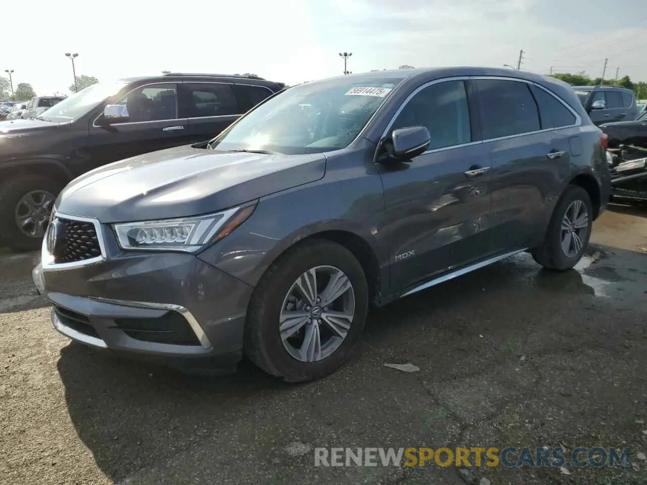 1 Photograph of a damaged car 5J8YD4H30LL047577 ACURA MDX 2020