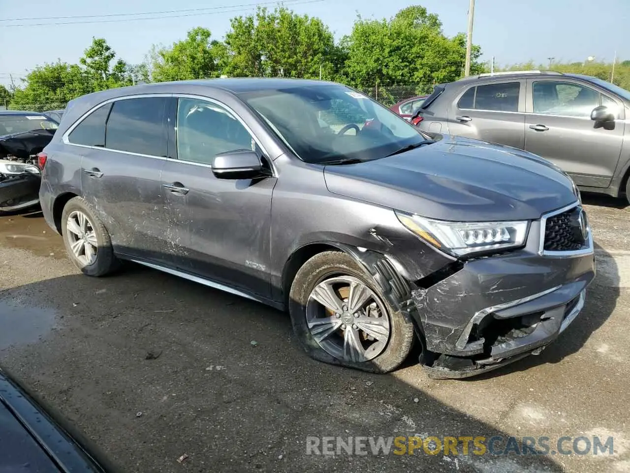 4 Photograph of a damaged car 5J8YD4H30LL047577 ACURA MDX 2020