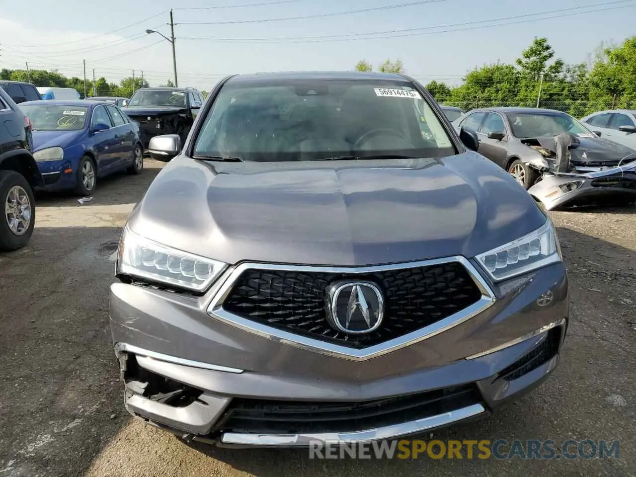 5 Photograph of a damaged car 5J8YD4H30LL047577 ACURA MDX 2020