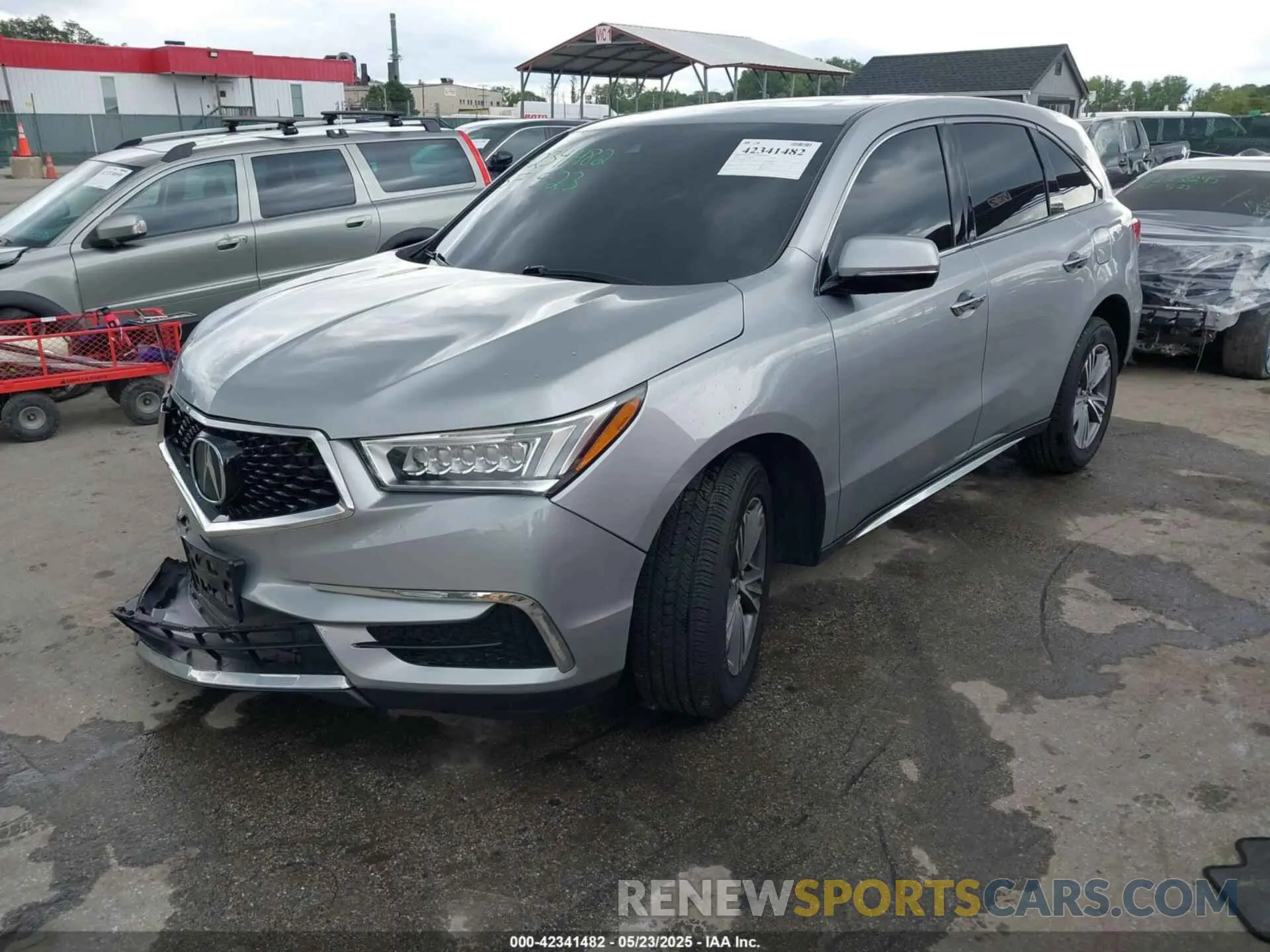 2 Photograph of a damaged car 5J8YD4H30LL051645 ACURA MDX 2020