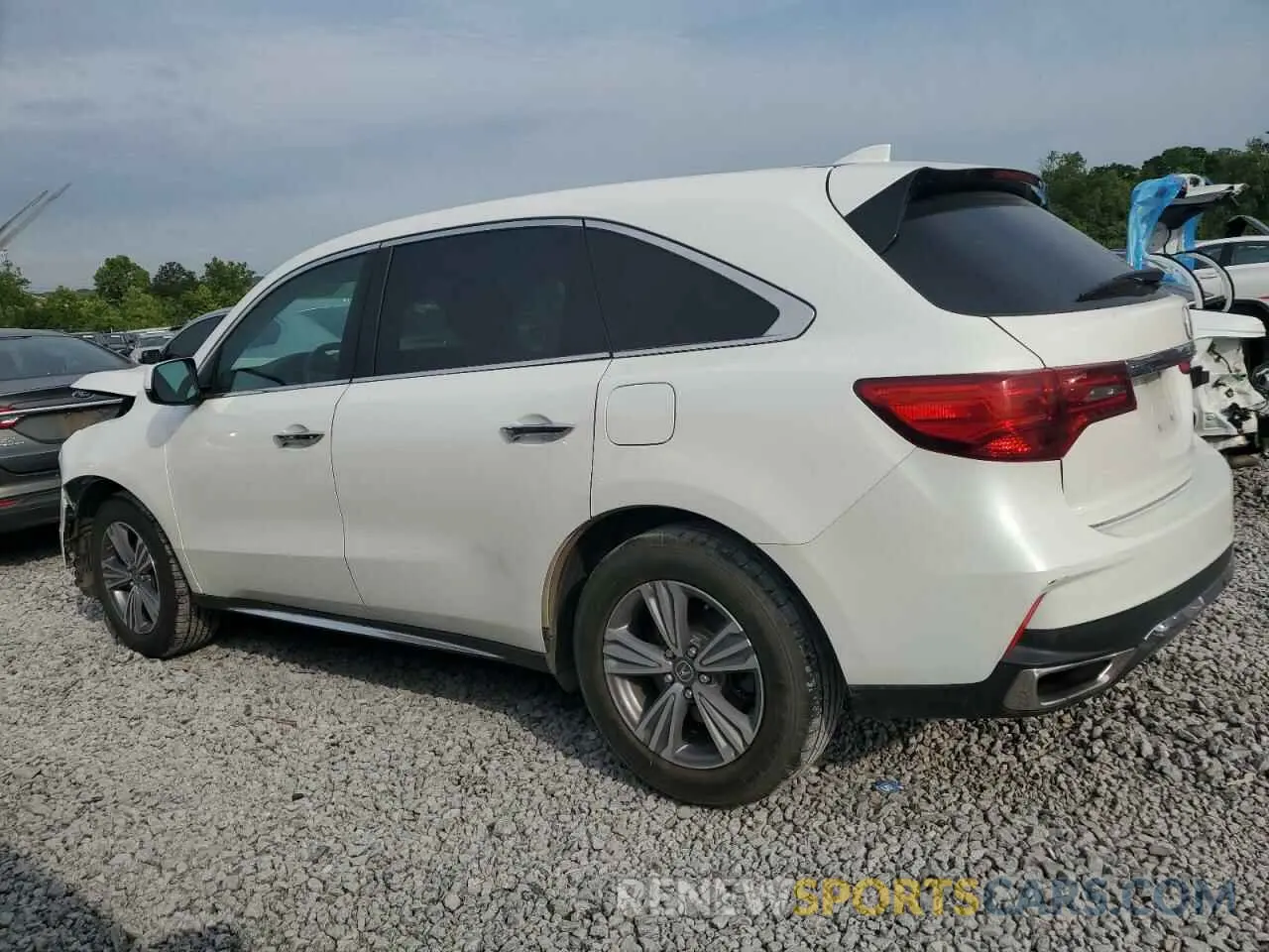 2 Photograph of a damaged car 5J8YD4H31LL011817 ACURA MDX 2020