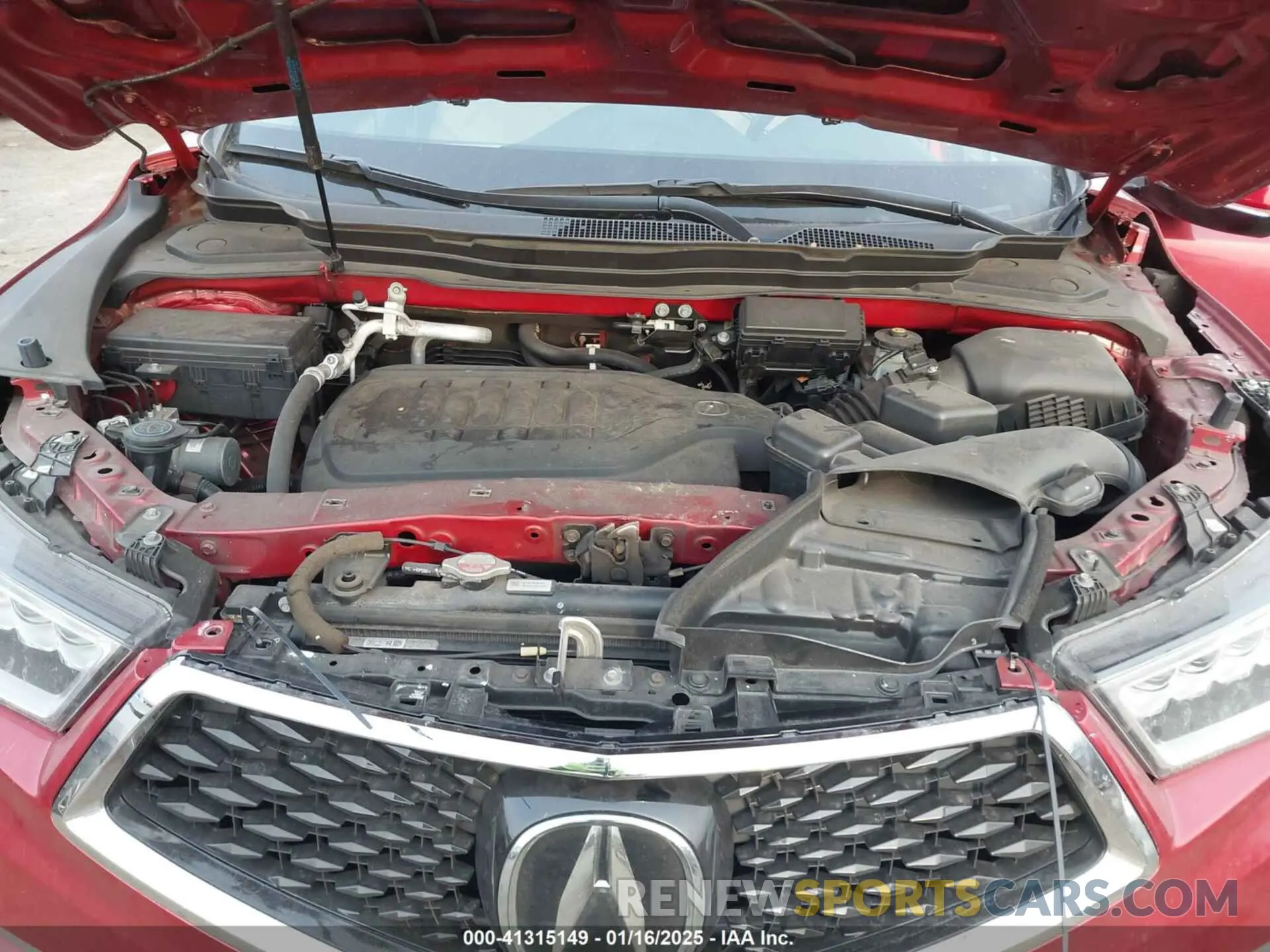 10 Photograph of a damaged car 5J8YD4H31LL049113 ACURA MDX 2020