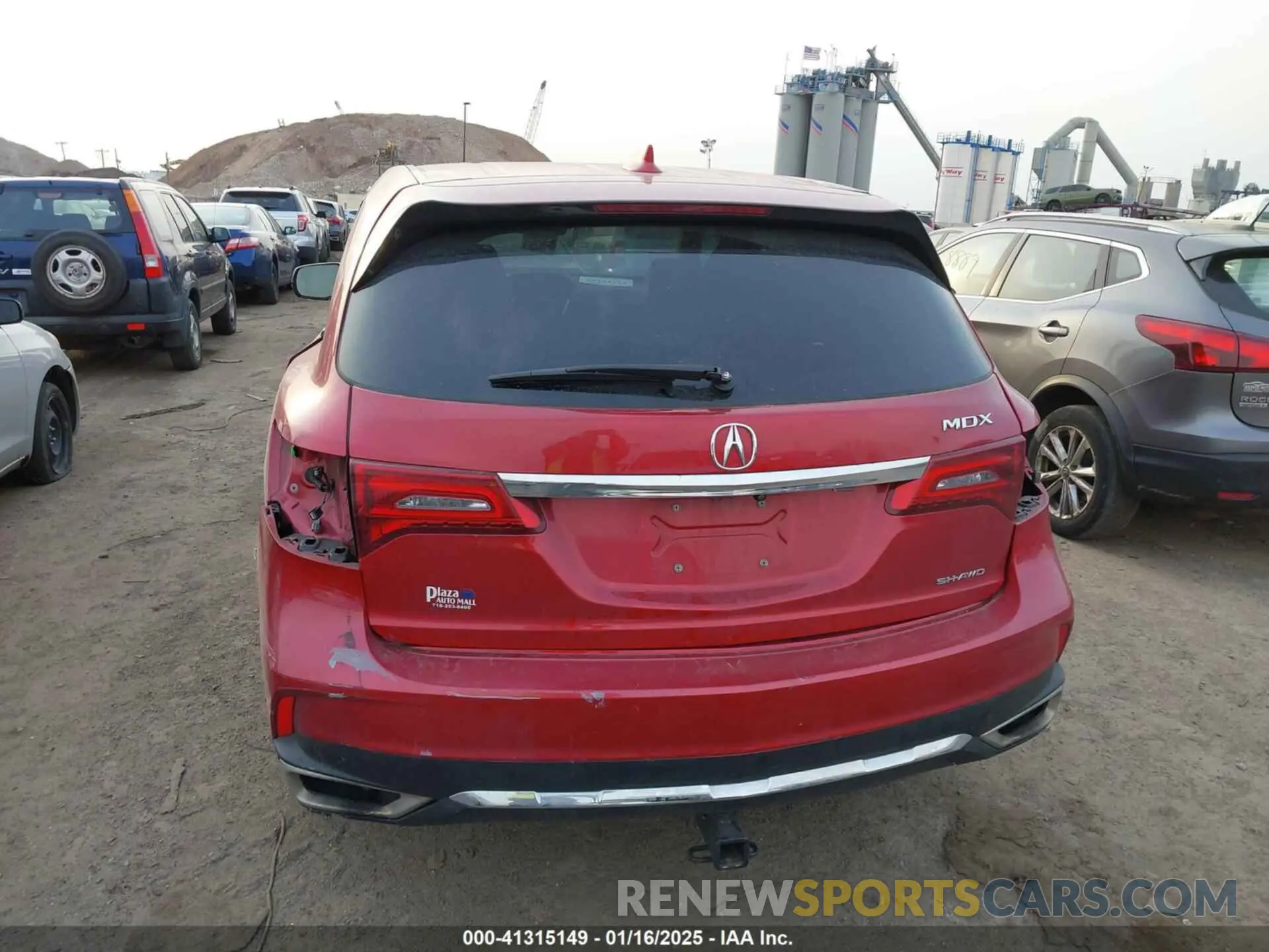 16 Photograph of a damaged car 5J8YD4H31LL049113 ACURA MDX 2020