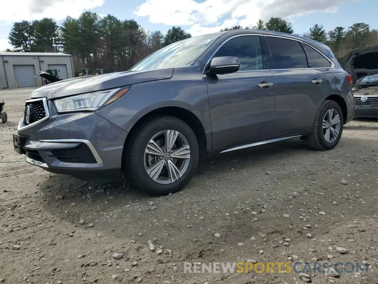 1 Photograph of a damaged car 5J8YD4H31LL051895 ACURA MDX 2020