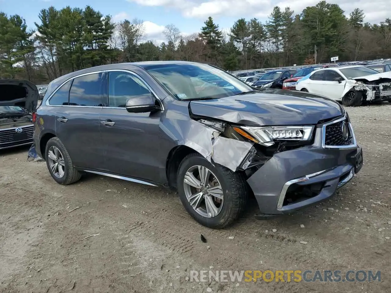 4 Photograph of a damaged car 5J8YD4H31LL051895 ACURA MDX 2020