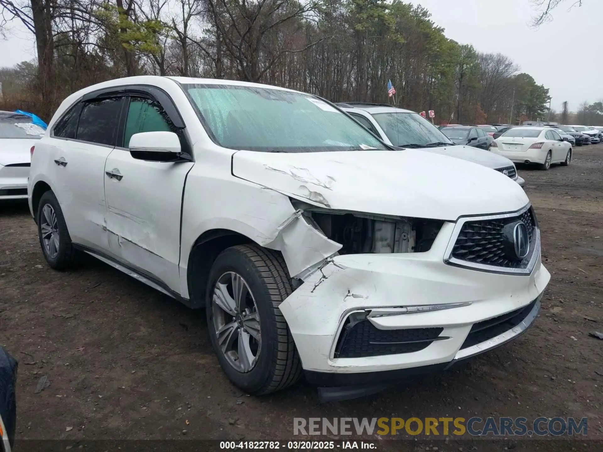 6 Photograph of a damaged car 5J8YD4H32LL002611 ACURA MDX 2020