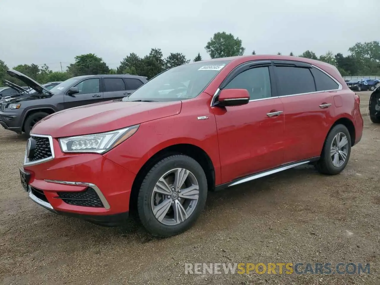 1 Photograph of a damaged car 5J8YD4H32LL045474 ACURA MDX 2020
