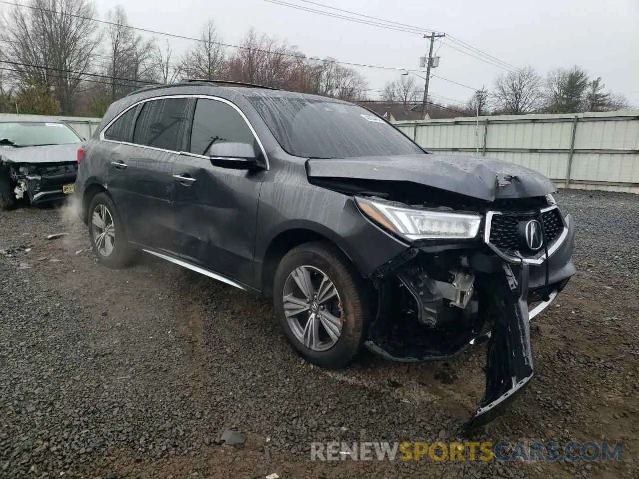 4 Photograph of a damaged car 5J8YD4H33LL031972 ACURA MDX 2020