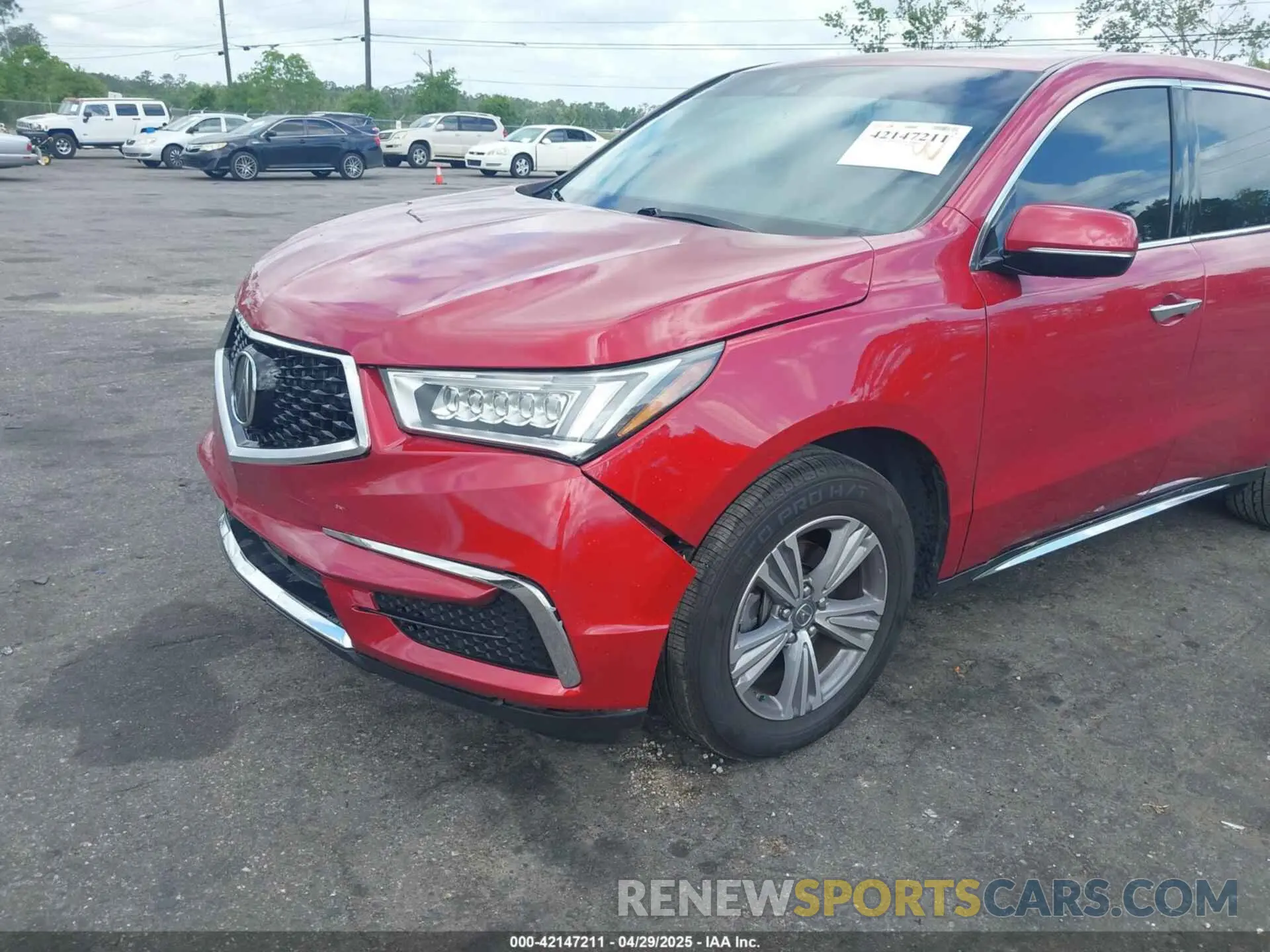 6 Photograph of a damaged car 5J8YD4H33LL033270 ACURA MDX 2020