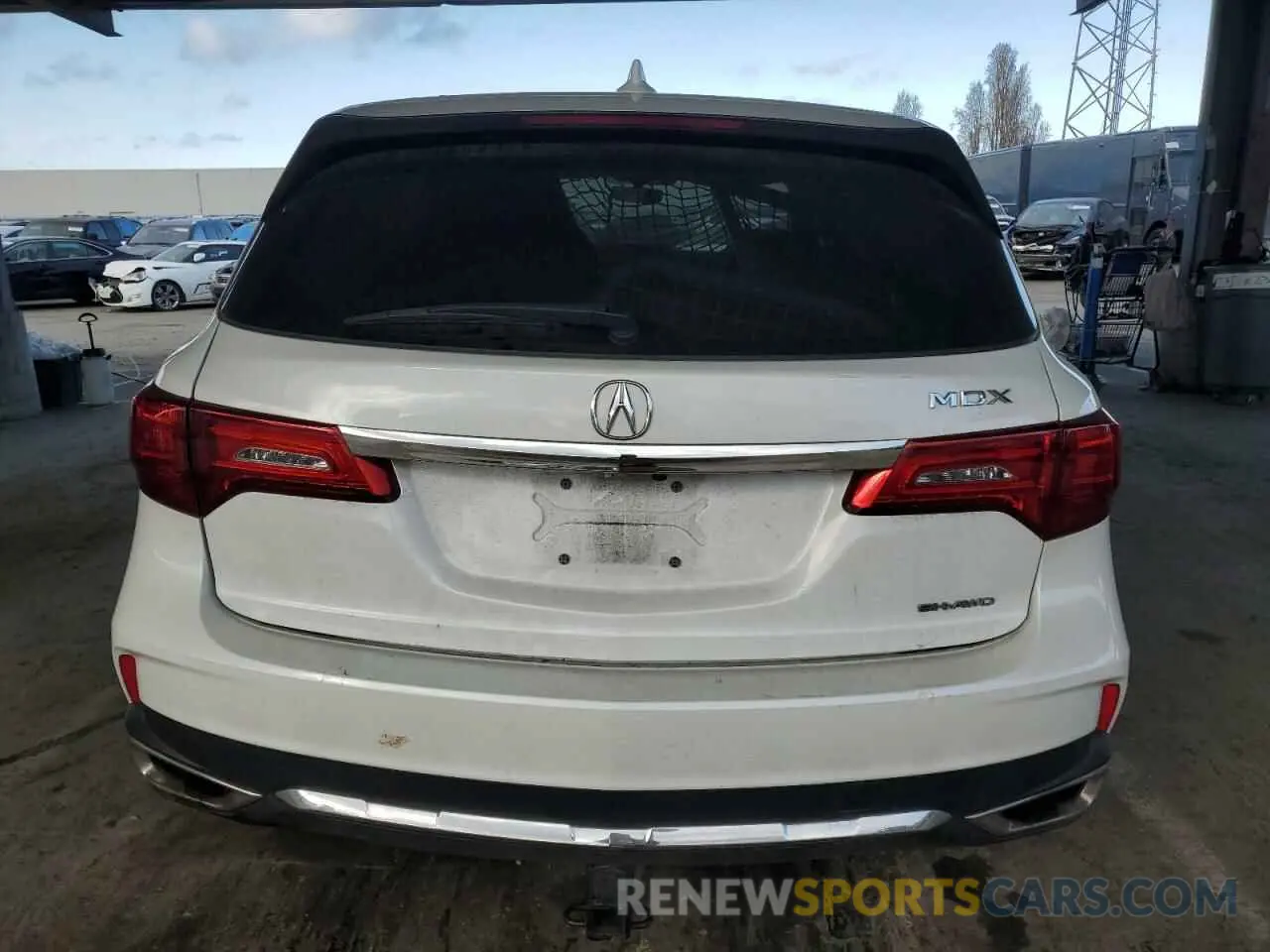 6 Photograph of a damaged car 5J8YD4H33LL034029 ACURA MDX 2020
