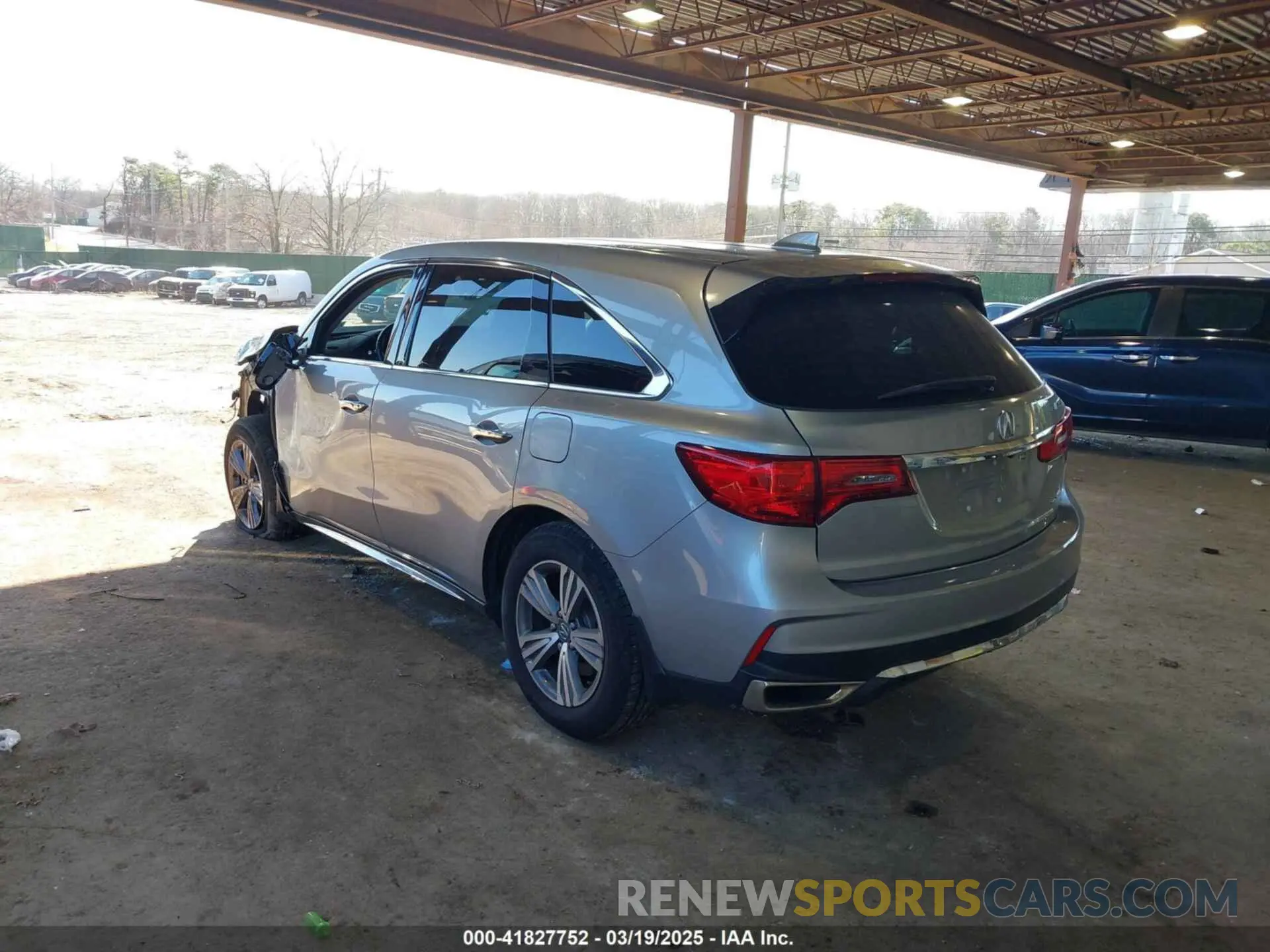 3 Photograph of a damaged car 5J8YD4H33LL036119 ACURA MDX 2020