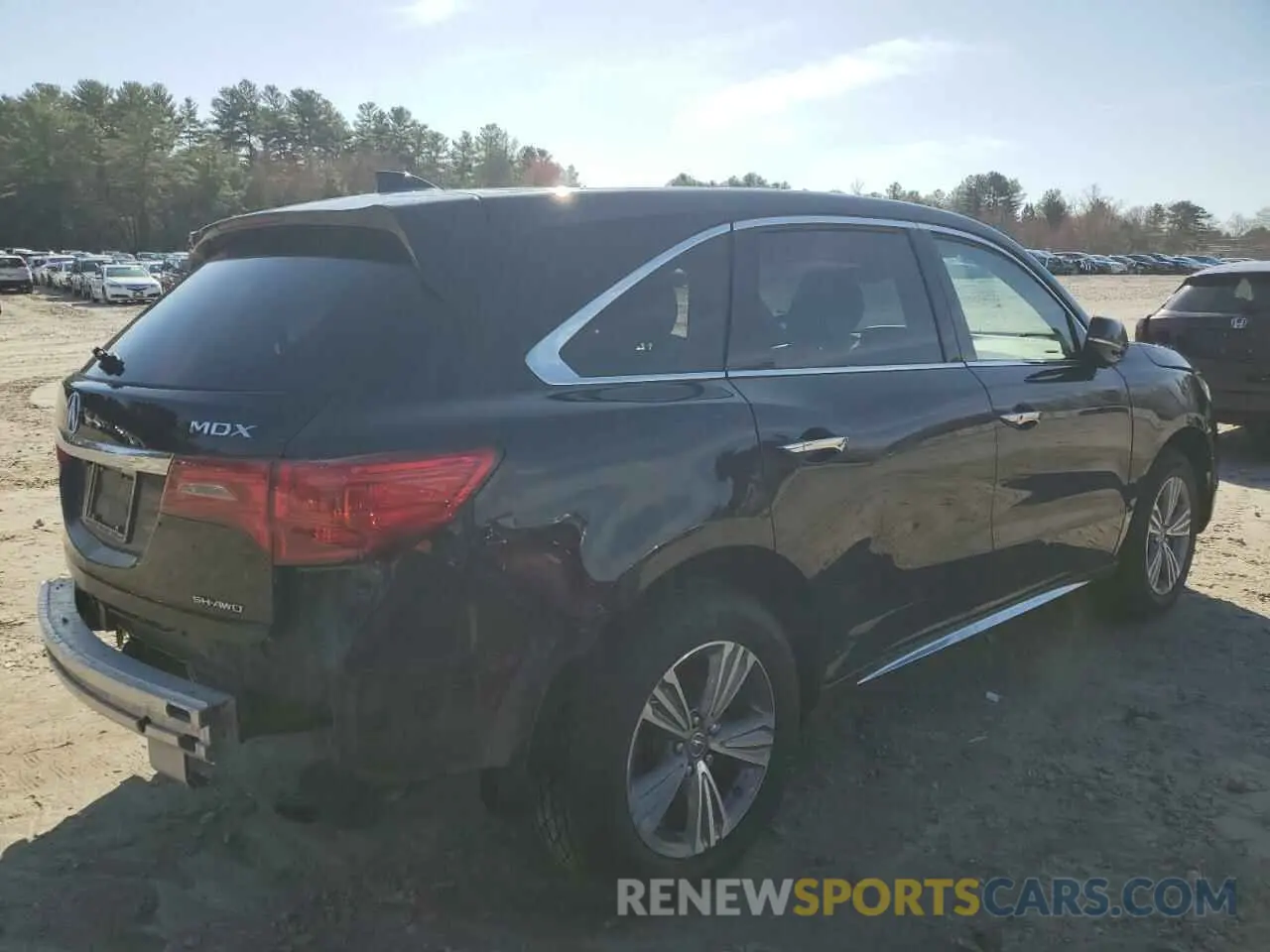 3 Photograph of a damaged car 5J8YD4H34LL009298 ACURA MDX 2020