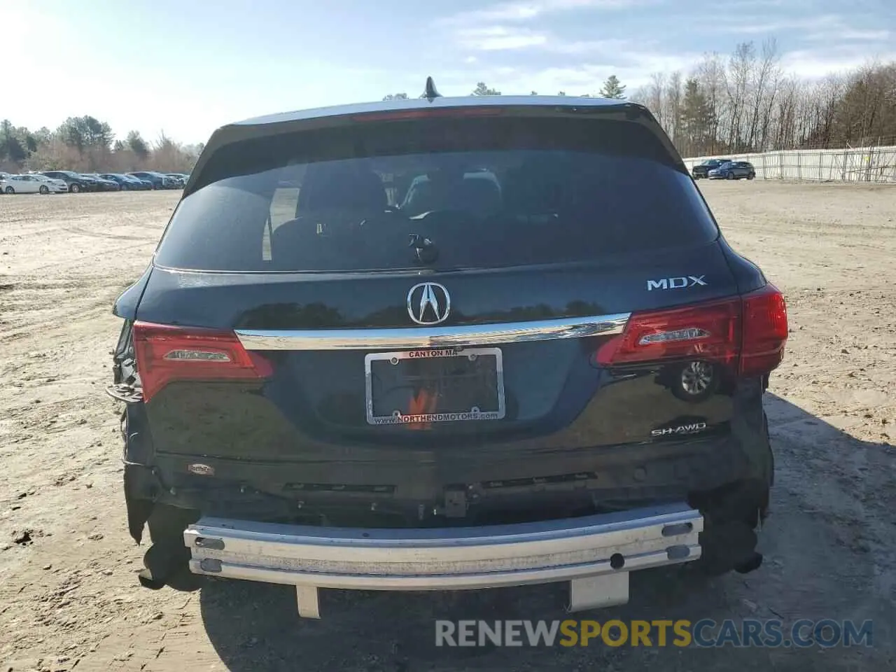 6 Photograph of a damaged car 5J8YD4H34LL009298 ACURA MDX 2020